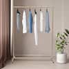 YIYIBYUS Gold Iron Clothes Rack Hanging Rod Freestanding Pipe Garment Rack 47.2 in. W x 63 in. H HG-HSYXF-5521