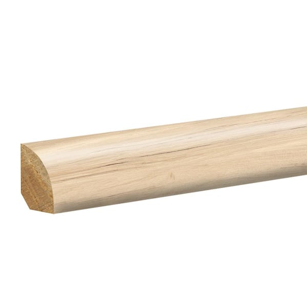 PERFORMANCE ACCESSORIES Acadia 0.62 in. T x 0.75 in. W x 94.5 in. L Textured Wood Look Laminate Moulding/Trim Quarter Round Molding