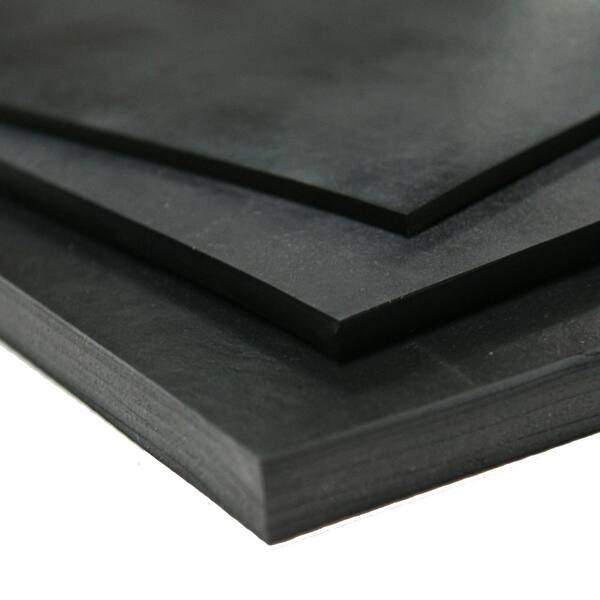 Carbon/Buna-N Sheet Gasket 6 × 6 Pack of 1 Black 1/16 Thick 