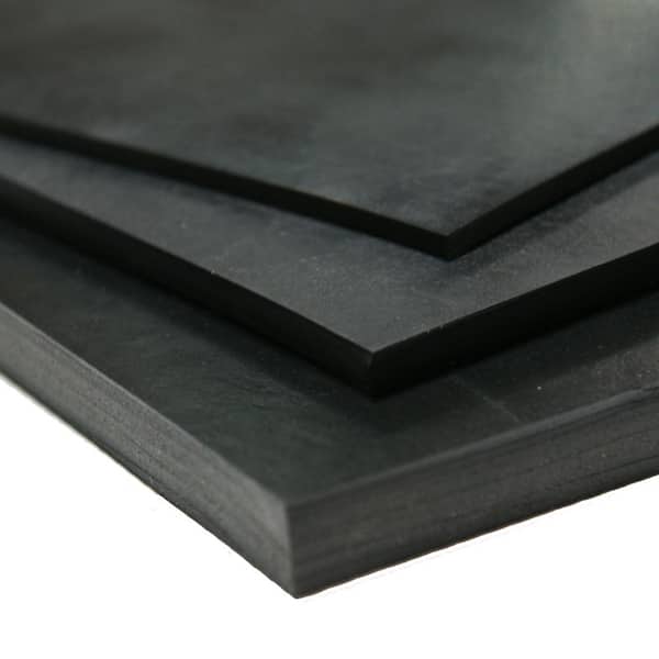 Commercial Grade Black Buna Rubber 1//8 Thick x 36 Width x 48 Length Rubber-Cal Nitrile 60A Rubber Sheet