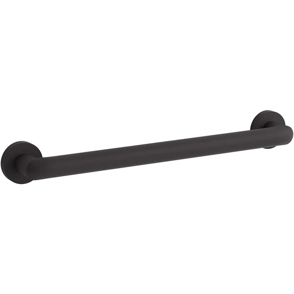 KOHLER Kumin 18 in. Grab Bar in Matte Black 24549BL The Home Depot