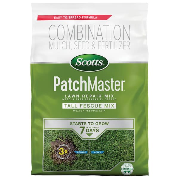 Scotts PatchMaster 10 lbs. Lawn Repair Mix Tall Fescue Mix, Combination Grass Seed, Fertilizer, and Mulch