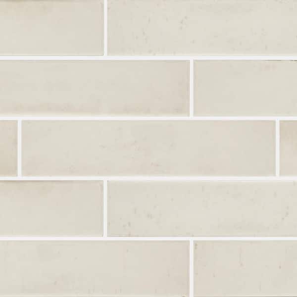 LuxeCraft Antique Pearl 2 in. x 9 in. Glossy Porcelain Wall Tile (543.40 sq. ft. /pallet)