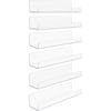 Sorbus Acrylic Shelf Divider 4-Pack ACR-SHLD4 - The Home Depot