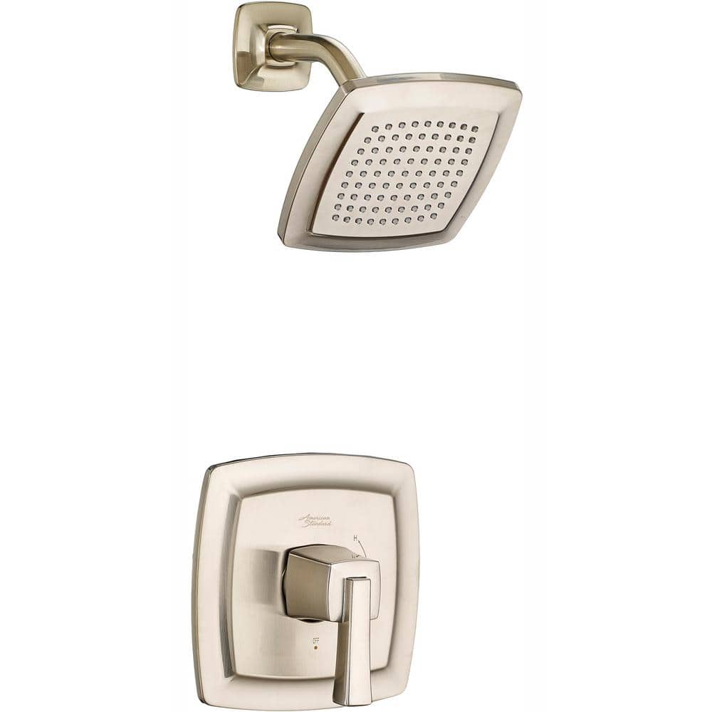 Brushed Nickel Wall Mounted Shower Faucet Trim Kit