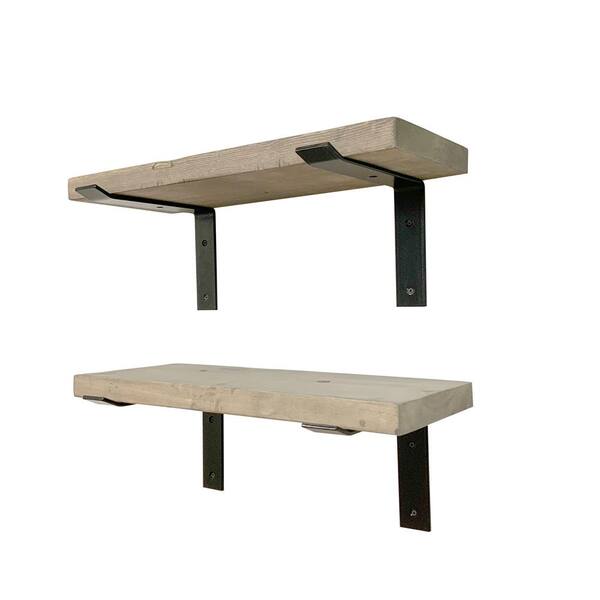 Intrinsic Haven Industrial 24 in. W x 10 in. D Gray Pine Wood Heavy