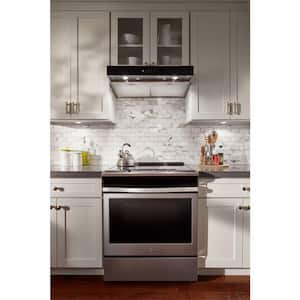 30 in. Under Cabinet Range Hood in Stainless Steel with Boost Function