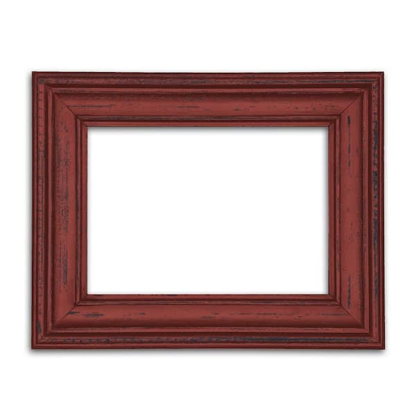 Furniture Pipeline Classic Edition 1.5 in. Thick 12 in. x 16 in. Crimson Picture Frame