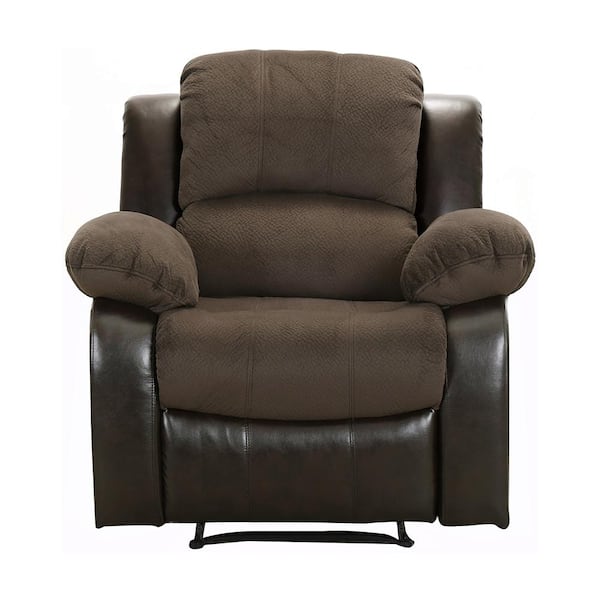 Lazzara Bianca Chocolate Textured Plush Microfiber with Faux