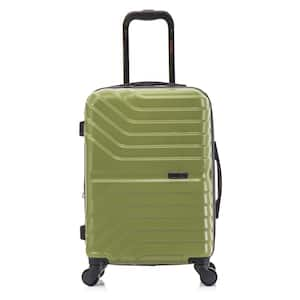 Aurum Light-Weight 20 in. Hardside Spinner Luggage Carry-On Green