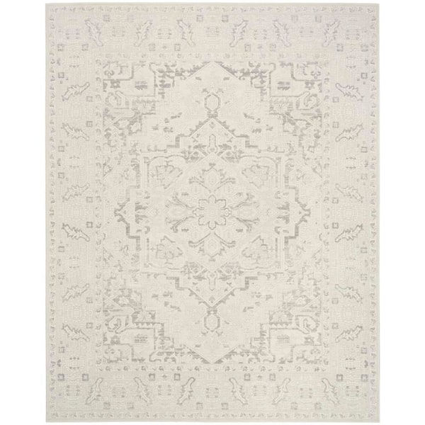 Grace Grey 8 ft. x 10 ft. Distressed Traditional Area Rug