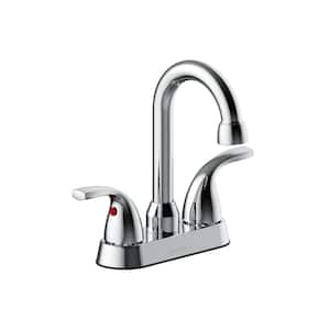 Anchor Point Double-Handle Bar Faucet in Chrome