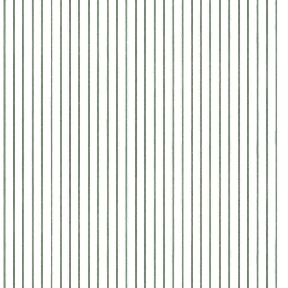 Oliver Green Simple Stripe Wallpaper