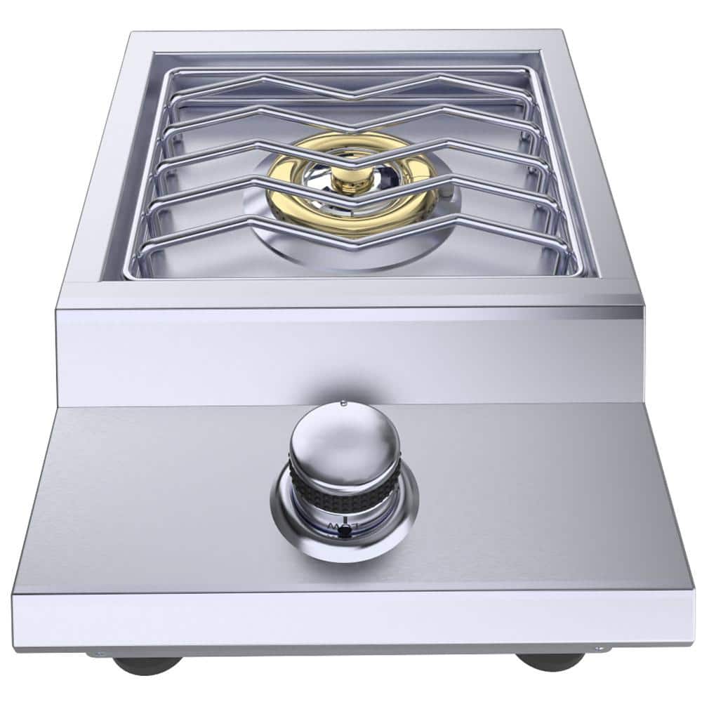 13-inch Stainless Steel Countertop or Drop-in Gas Burner