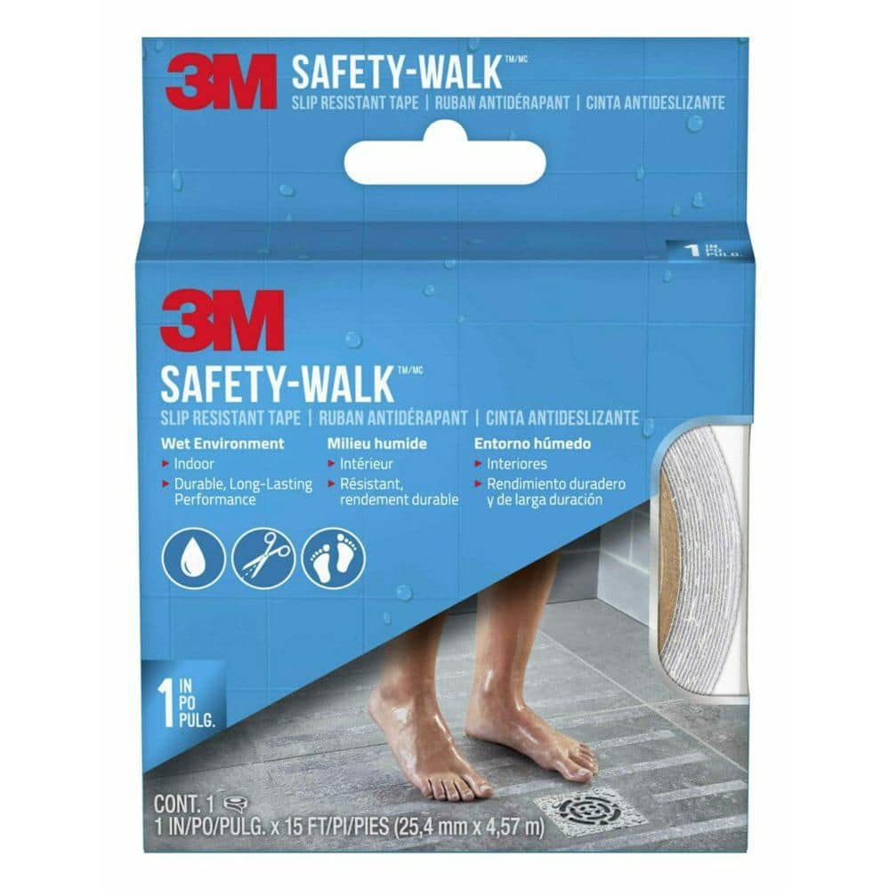 Safety-Walk 2 in. x 5 yds. Clear Tub and Shower Tread