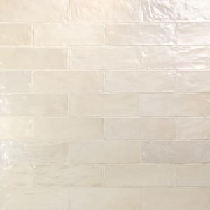 Amagansett Sand Dune Cream 2 in. x 8 in. Mixed Finish Ceramic Subway Wall Tile (5.38 sq. ft. / case)
