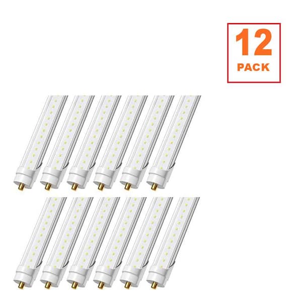 8 ft 45-Watt T8 LED Shop Light, 6000K Daylight, Ballast Bypass