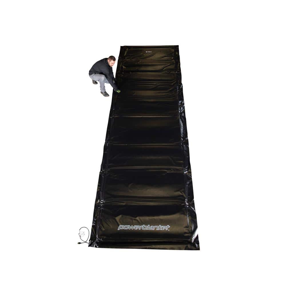 Insulated & Heated Concrete Curing Blanket, 3 ft. x 10 ft., Fixed Temp 100°F, Cures Concrete 2.8x Faster in Cold-Weather price history on PriceWatchPro