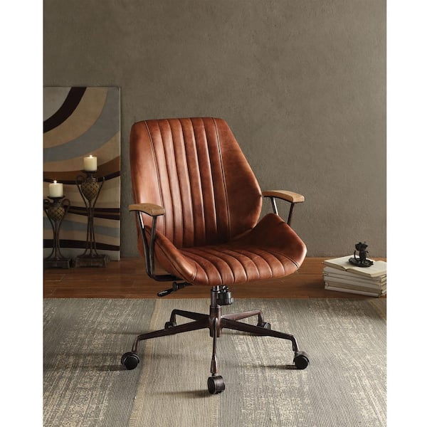 Leather drafting chair on sale with arms