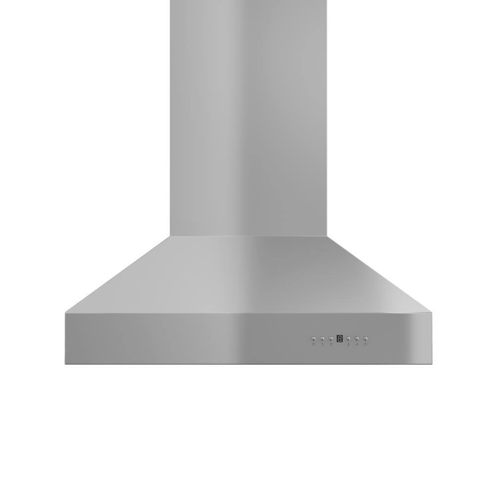 36" Stainless Steel Island Range Hood with LED Lighting
