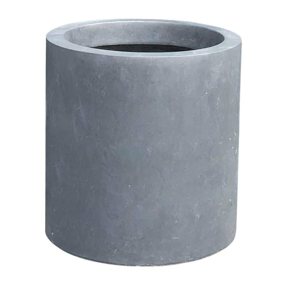 "12.6"" Dia Charcoal Round Concrete Planter with Drainage Plug for Indoor Outdoor Patio" price history on PriceWatchPro