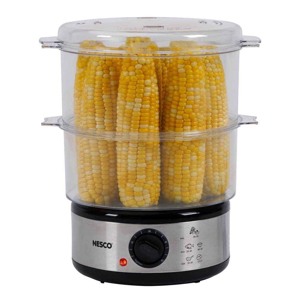 Nesco 5-Quart Stainless Steel and Plastic Food Steamer