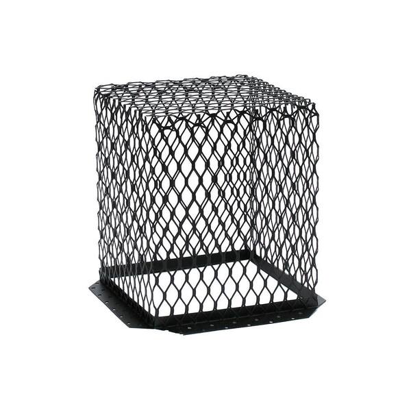 HY-C VentGuard 11 in. x 11 in. Stainless Steel Roof Wildlife Exclusion Screen in Black