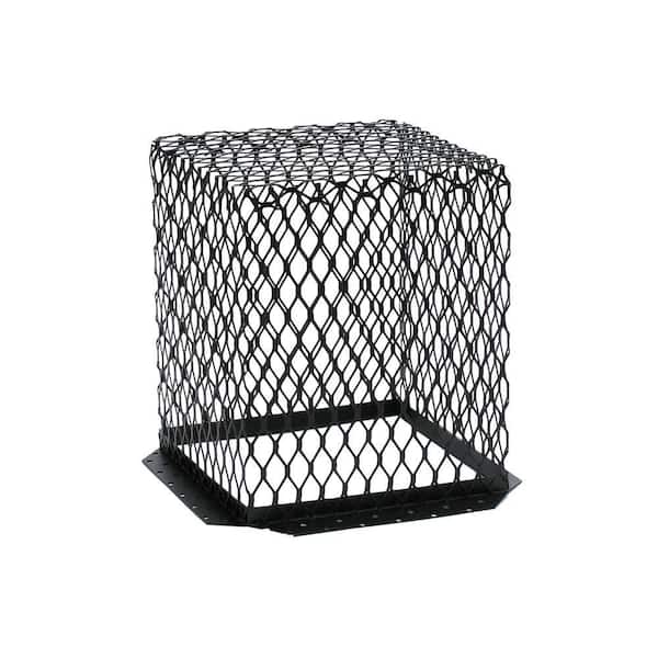 HY-C VentGuard 7 in. x 7 in. Roof Wildlife Exclusion Screen in Galvanized Black