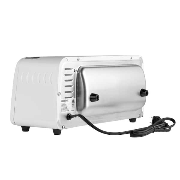 Courant CTP-2701W Cool Touch 2-Slice Toaster, White