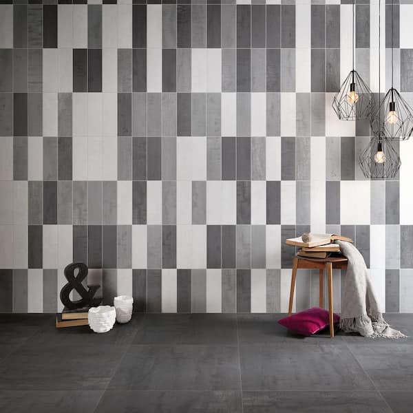 Ivy Hill Tile Angela Harris Metallic Dark Gray 24 in. x 24 in. Matte  Porcelain Floor and Wall Tile (15.49 Sq. Ft. / Case) EXT3RD100073 - The  Home Depot