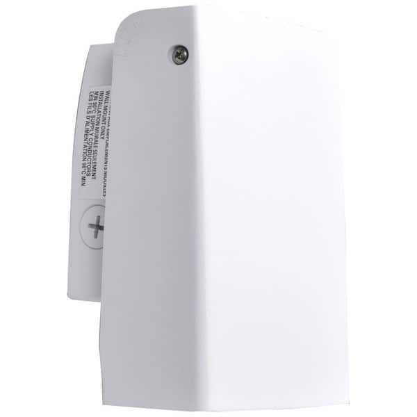 Access Lighting Adapt Medium 1-Light White LED Outdoor Wall Mount Sconce