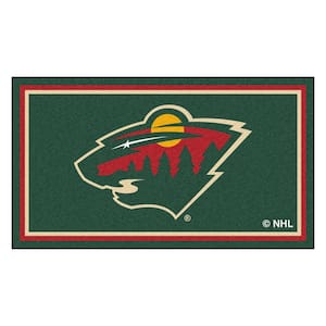 NHL - Minnesota Wild 3 ft. x 5 ft. Ultra Plush Area Rug