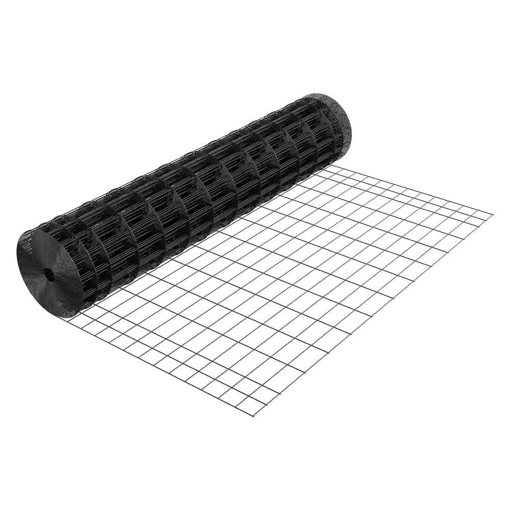 Farm Fence, 48 in. x 50 ft., 2 x 4 in. Mesh 14 Gauge Galvanized Steel Wire Fencing for Cattle, Hog Vinyl Coated Garden price history on PriceWatchPro