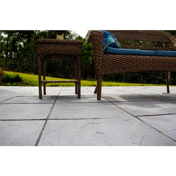 Yorkstone 24 in. x 24 in. Gray Concrete Paver (22-Pieces/88 sq. ft./Pallet) Yorkstone 24 in. x 24 in. Gray Concrete Paver (22-Pieces/88 sq. ft./Pallet)