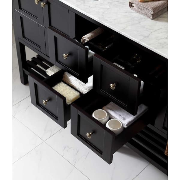 Virtu Usa Winterfell 72 In W Bath Vanity Cabinet Only In Espresso Ed 30072 Cab Es The Home Depot