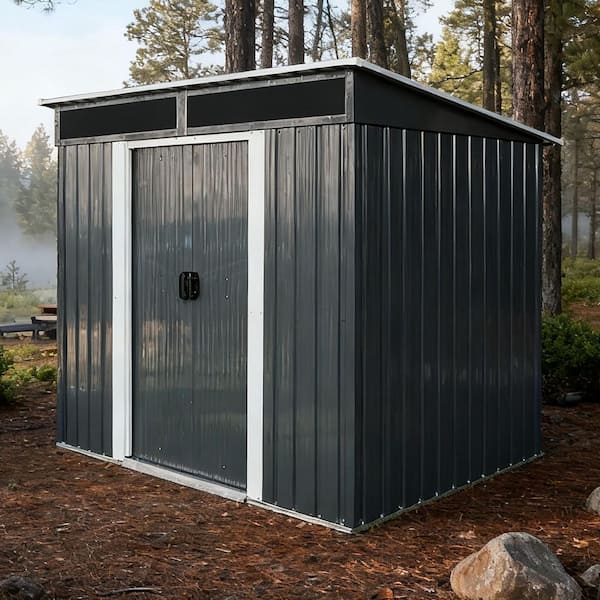 6 ft. x 5 ft. Metal Shed with Sliding Door (30 sq. ft. )