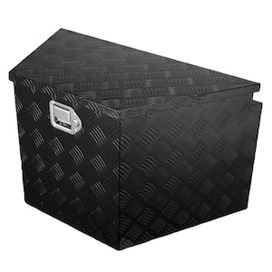 Trailer Tongue Chest Truck Tool Box in Aluminum Alloy Diamond Plate with Heavy Duty Storage