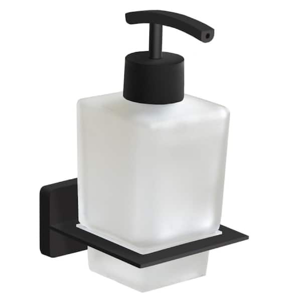Nameeks General Hotel Wall Mounted Soap Dispenser in Black Finish