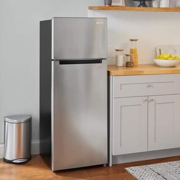 Vissani 7.2 cu. ft. Top Freezer Refrigerator in Stainless Steel Look MDTF7SSES4