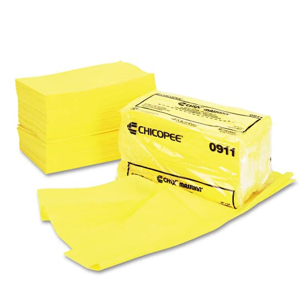 Chix 24 in. x 24 in. Yellow Masslinn Dust Cloths (100-Pack)