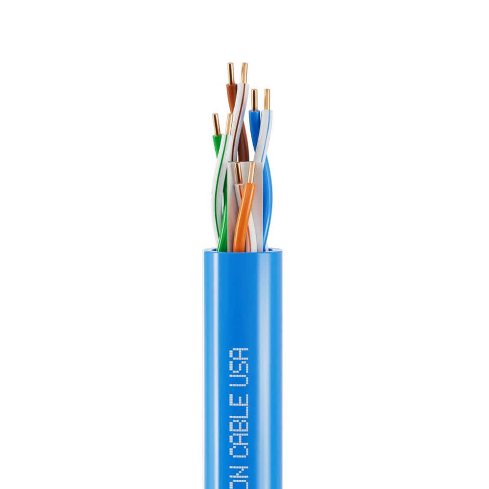 500 ft. Blue 23/4 Solid Copper Cat6e CMR (Riser) Bulk Data Cable price history on PriceWatchPro