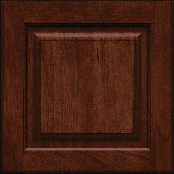 KraftMaid Piermont 14 5/8 x 14 5/8 in. Cabinet Door Sample in Kaffe