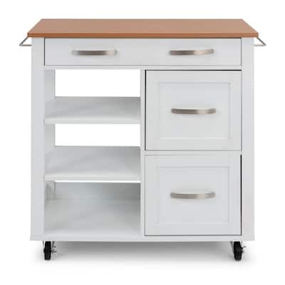 Small Under 40 In Kitchen Carts Carts Utility Tables The Home Depot