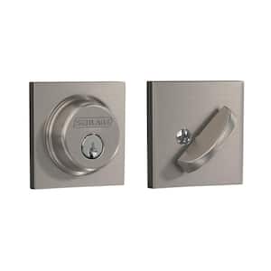 B60 Series Collins Satin Nickel Single Cylinder Deadbolt Certified Highest for Security and Durability