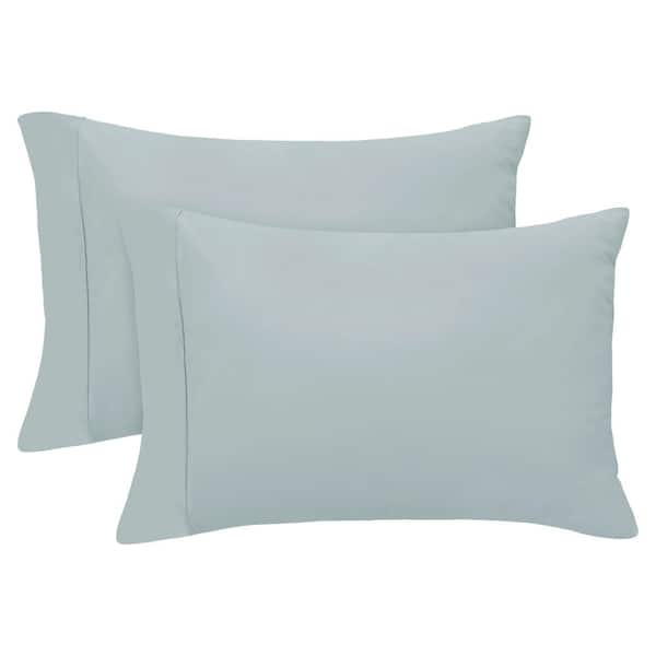 Unbranded Slate Blue King Pillowcases (Set of 2)