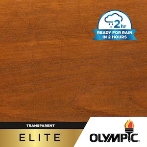 Elite 1 gal. Mountain Cedar Woodland Oil Transparent Stain and Sealer in 1-Low VOC
