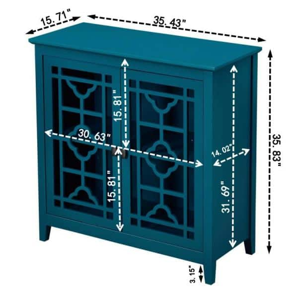 Accent cabinet deals teal