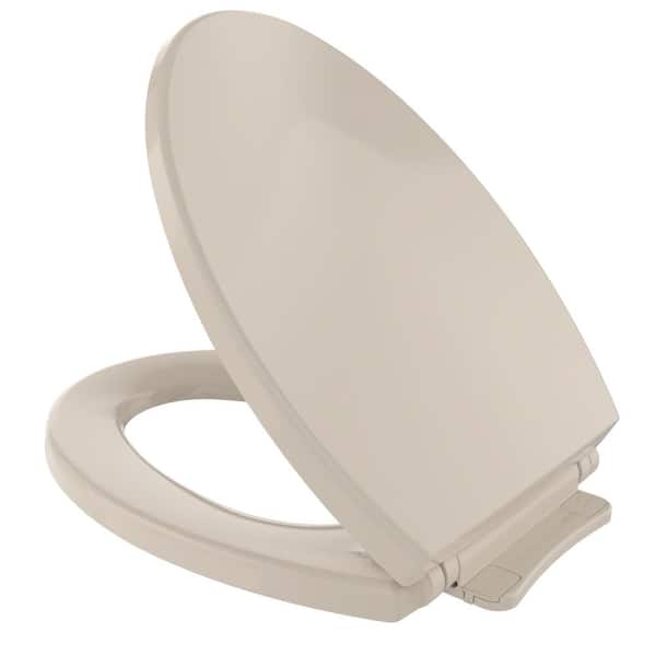 TOTO SoftClose Elongated Closed Front Toilet Seat in Bone