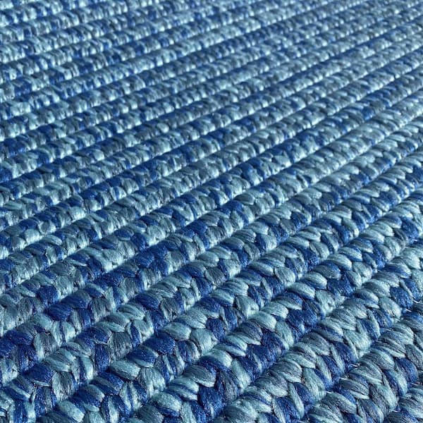 Crestwood Tweed Highland Blue 18 in. x 30 in. Polypropylene Door Mat