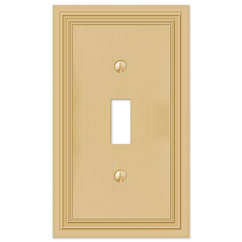 Brass 1-Gang Toggle Wall Plate (1-Pack) price history on PriceWatchPro
